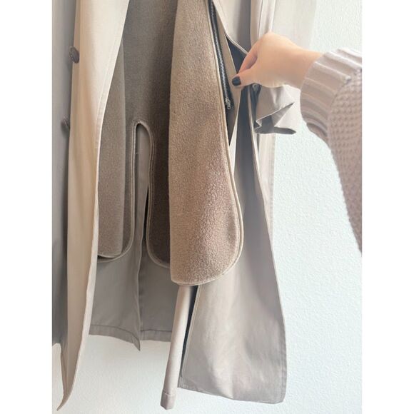 Vintage London Fog Double Breasted Trench Coat with Removable Lining size 46 Reg - Picture 6 of 11